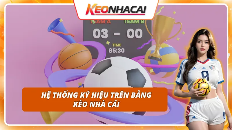 Bóc tách từng ký hiệu quen thuộc trên bảng kèo nhà cái